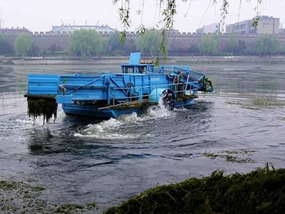 Water Caltrop Salvage Boat in Xiangyang  